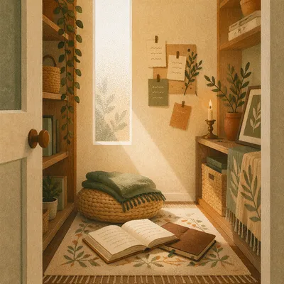 Evergreen War Room Prayer Closet Nook