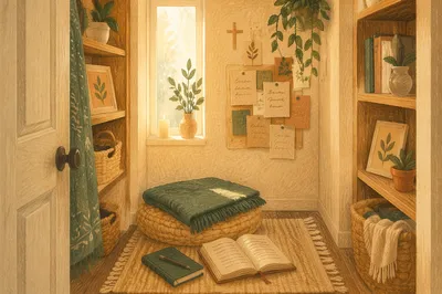 Evergreen War Room Prayer Closet Nook