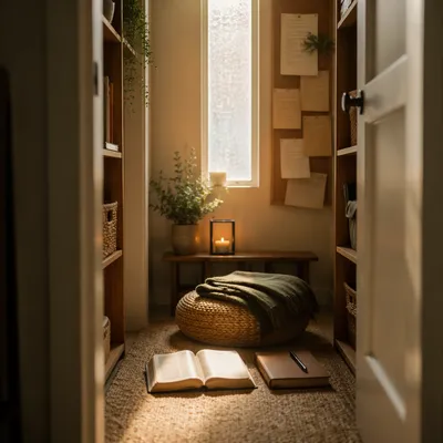 Evergreen War Room Prayer Closet Nook