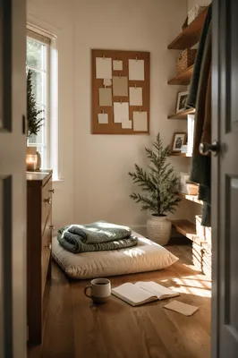 Quiet War Room Prayer Closet Scene