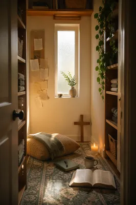 Evergreen Prayer Closet Reflection Nook