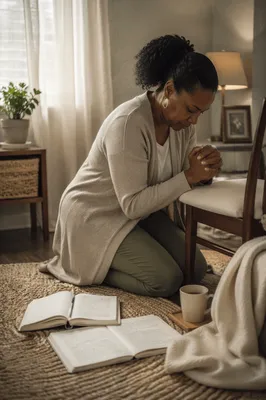 Quiet War Room Prayer Corner at Home