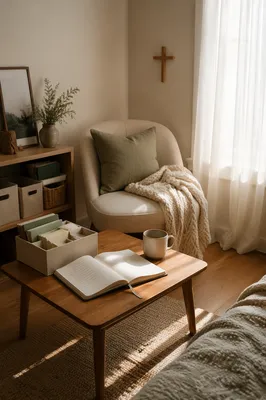 Peaceful War Room Prayer Corner