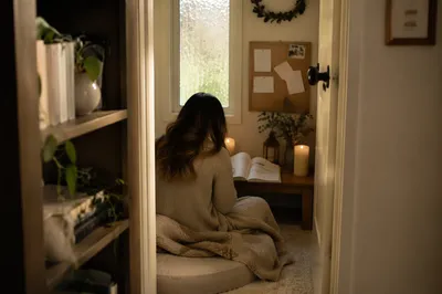 Peaceful War Room Prayer Closet Nook