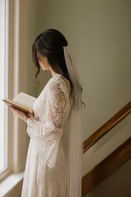 Woman Reading Bible in Soft Window Light