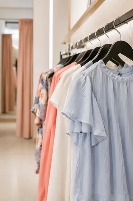 Modern Boutique Clothing Rack Display