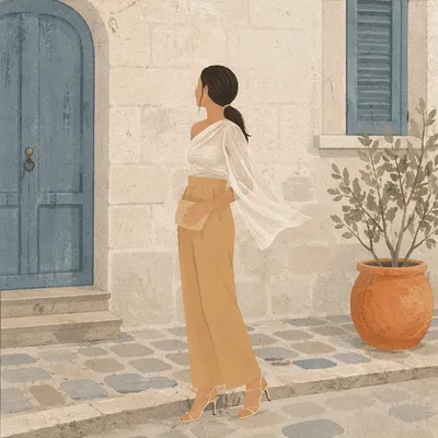 Elegant Street Style Editorial in Neutral Tones