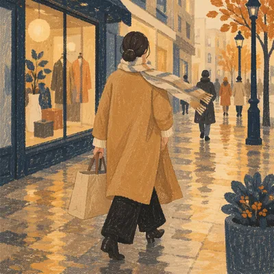 Elegant Camel Coat Street Style