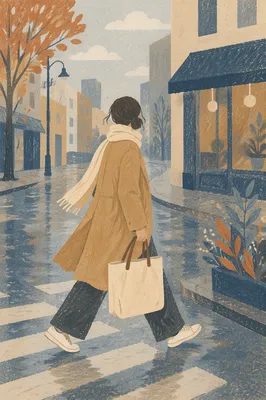 Urban Street Style in Camel Coat