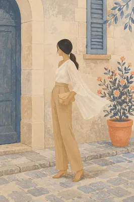 Elegant Street Style in Neutral Tones