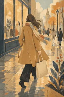 Elegant Camel Coat Street Style Editorial