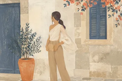 Elegant Street Style Editorial in Neutral Tones