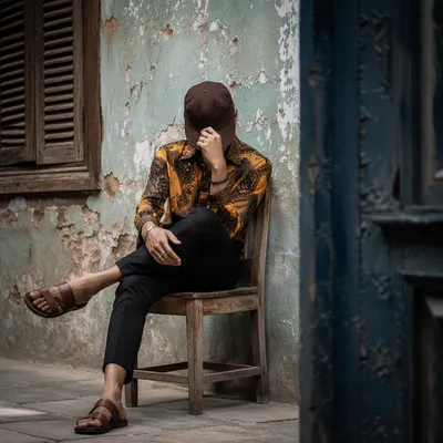 Anonymous Street Style Fashion Portrait