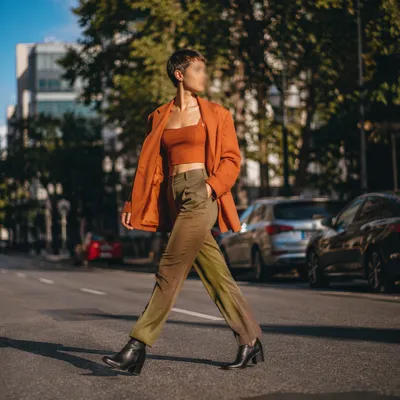 Sunlit Urban Street Style Fashion Editorial