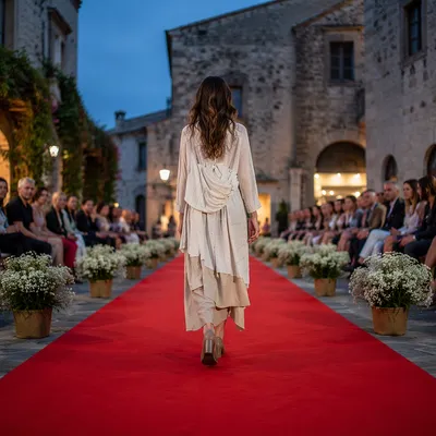Red Carpet Street Style Fashion Show