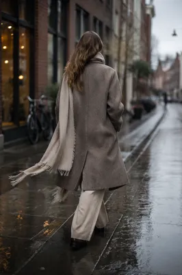 Rainy Street Style Fashion Editorial