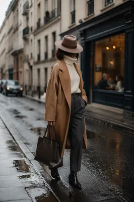 Rainy Urban Street Style Fashion Editorial