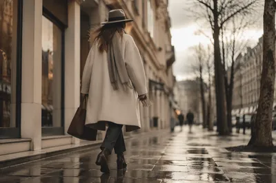 Editorial Winter Street Style Outfit