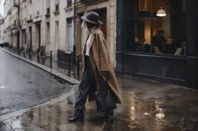 Rainy Urban Street Style Fashion Editorial
