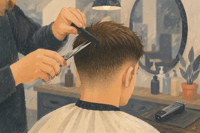 Modern Salon Taper Fade Haircut