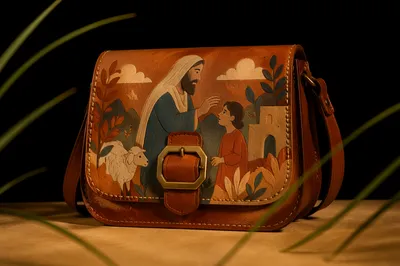 Luxury Leather Handbag Editorial Still Life