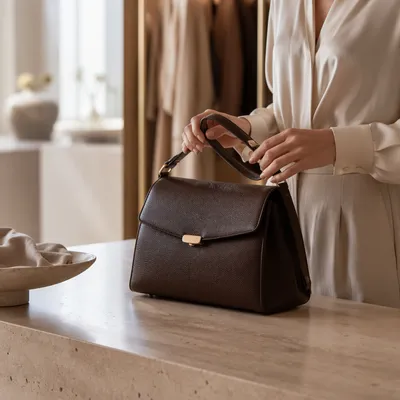 Luxury Leather Handbag Boutique Still Life