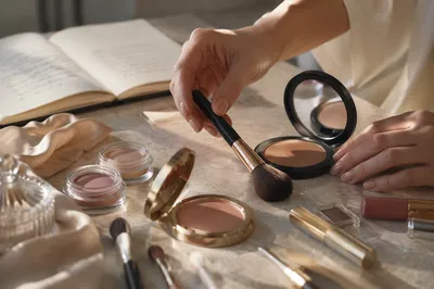 Elegant Makeup Vanity with Morning Light