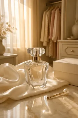 Elegant Luxury Perfume Bottle Still Life