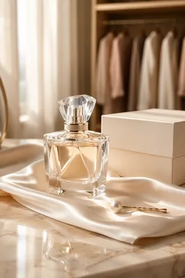 Elegant Luxury Perfume Bottle Still Life