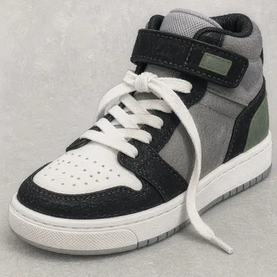 Minimalist Gray High Top Sneaker Fashion