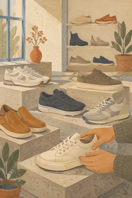 Minimalist Sneaker Collection in Morning Loft