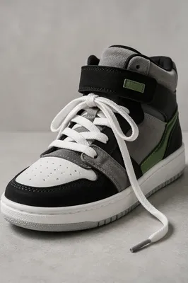 Minimalist Gray High Top Sneaker Fashion