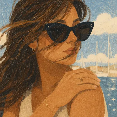 Oversized Cat Eye Sunglasses by Marina