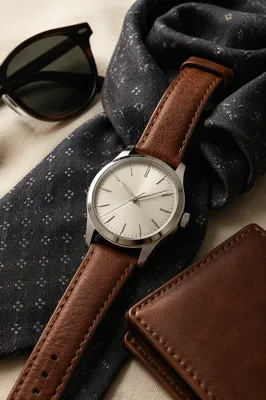 Elegant Mens Accessories Flat Lay Arrangement