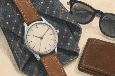 Elegant Men's Accessories Flat Lay Arrangement