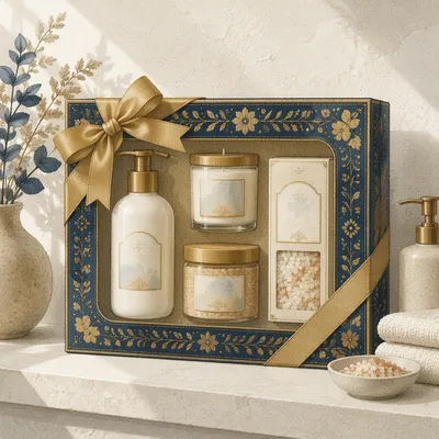 Luxury Candle and Lotion Gift Set