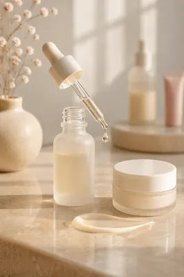 Premium Eye Cream Dropper Vanity Close-Up