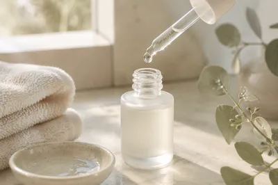 Elegant Eye Cream Serum Dropper Close-Up