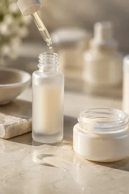 Luxury Eye Cream Dropper Serum Close-Up