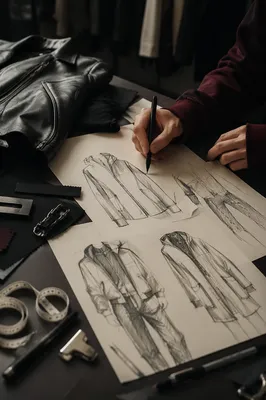 Fashion Sketching Desk in Design Studio