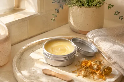 Organic Lip Balm Tin Natural Beauty