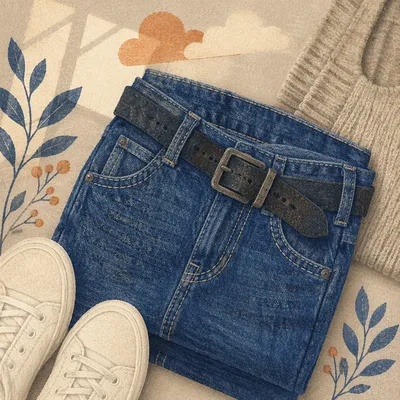 Casual Weekend Outfit Flat Lay Styling
