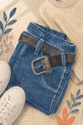 Casual Weekend Outfit Flat Lay Styling