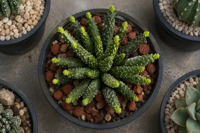 Overhead Potted Cactus Succulent Collection
