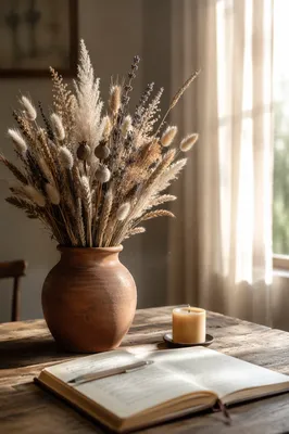 Boho Dried Flowers for Peaceful Devotion