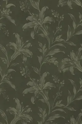 Muted Sage Botanical Floral Seamless Pattern