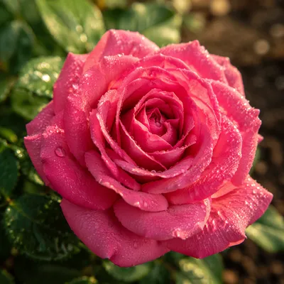 Spring Dew Rose in Garden Bloom