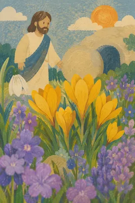 Golden Crocus Spring Garden Bloom