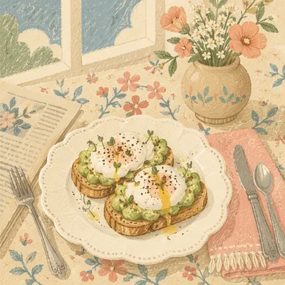 Trendy Avocado Toast Brunch Table
