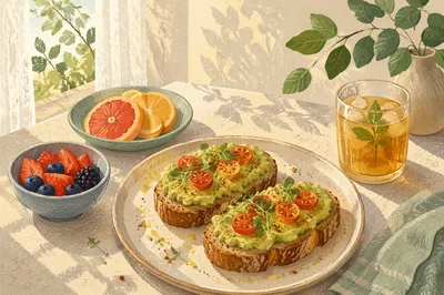 Trendy Avocado Toast Brunch Table